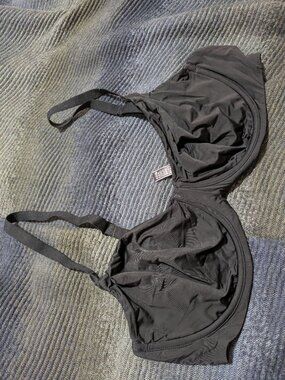Victoria Secret Black Unlined Demi Wired 38D Bralette